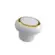 PUXADOR GECELE BRANCO ANEL DOURADO 70-BR/C