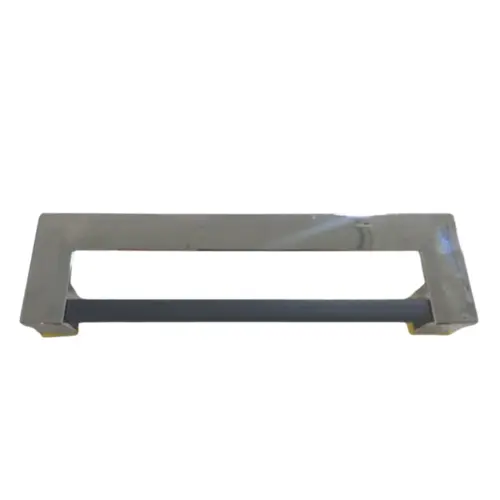 Puxador Tecno 192mm Cromado/ Preto