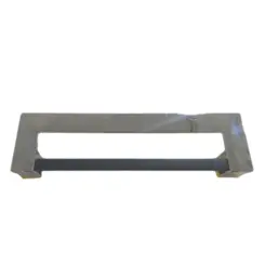 Puxador Tecno 192mm Cromado/ Preto