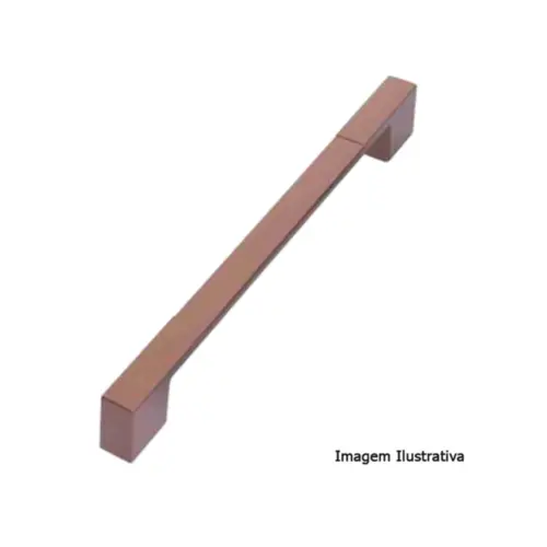 Puxador Sense 128mm Cobre Fosco