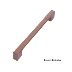 Puxador Sense 128mm Cobre Fosco