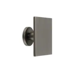 Puxador Quadro Ponto 48mm Cinza Escovado