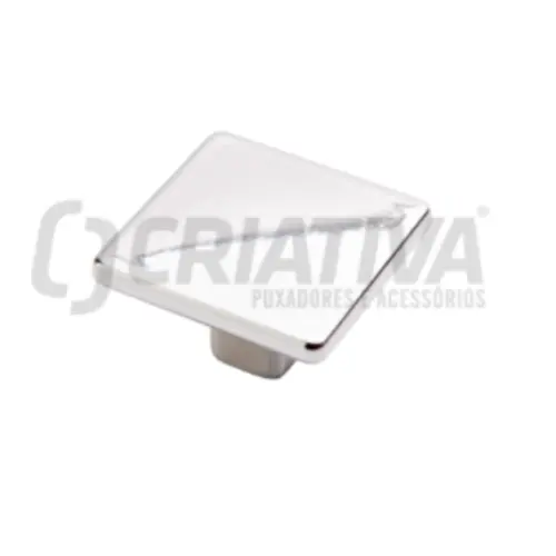 PUXADOR ZAMAC UNIFURO QDR ZM30 CROMADO