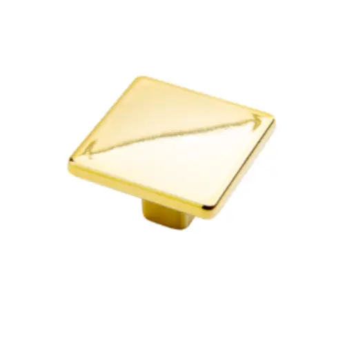PUX ZAMAC UNIFURO QDR ZM30 ROSCA M4  C/ PFM4X20 DOURADO BRILHO