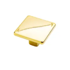 PUX ZAMAC UNIFURO QDR ZM30 ROSCA M4  C/ PFM4X20 DOURADO BRILHO