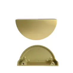 Puxador Concha PZ 158 Dourado Fosco