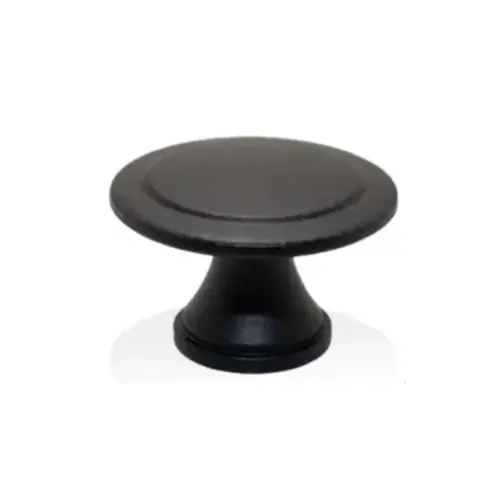 PUXADOR PZ 009 BOTAO 30MM - PRETO EPOXI