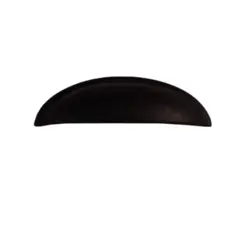 PUXADOR PZ 020 CONCHA - PRETO EPOXI