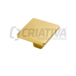 Puxador ZM30 Unifuro Dourado Fosco