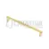 Puxador Palatino 160mm Dourado Fosco