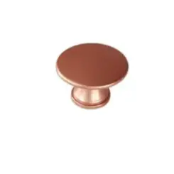 PUXADOR PONTUAL 30 MM COBRE ROSE FOSCO