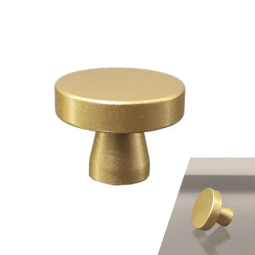 PUXADOR PONTUAL 34 MM DOURADO FOSCO