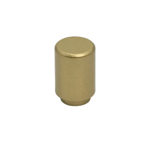 PUXADOR PONTUAL 17 MM DOURADO FOSCO