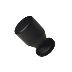 PUXADOR UNIFURO 5/8 ROSCA M4 COM PARAFUSO M4X20 PRETO FOSCO