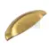 Puxador Concha 128mm Nobre Dourado Brilho
