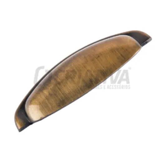 PUX ZAMAC CZM04 128MM CONCHA NOBRE 128MM FUR. M4 ANTIQUE BRILHO