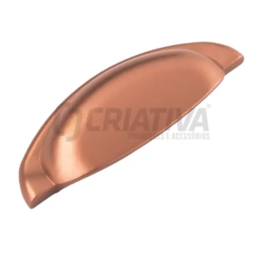 Puxador Rosé 128mm Concha Nobre