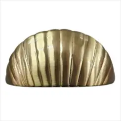Puxador Ostra 64mm Dourado Escovado