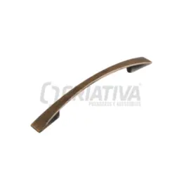 PUXADOR ZAMAC ZM 5015 192MM ANTIQUE FOSCO