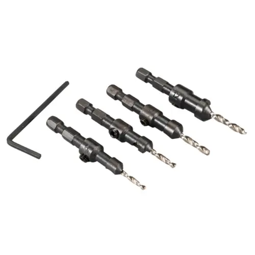 CONJ. DE BROCA ESCAREADORA P/ MAD - 4PCS