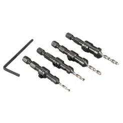 CONJ. DE BROCA ESCAREADORA P/ MAD - 4PCS
