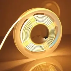 FITA LED CONTINUO  COB S/ SILICONE 3000K 5000MM