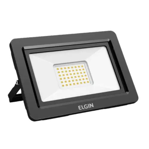 REFLETOR DE LED PROJETOR LED 50W 6500K PRETO