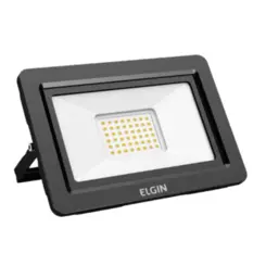 REFLETOR DE LED PROJETOR LED 50W 6500K PRETO