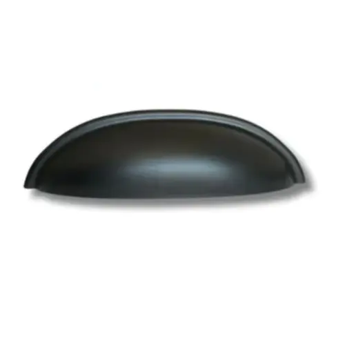 Puxador Concha Shel Preto Fosco